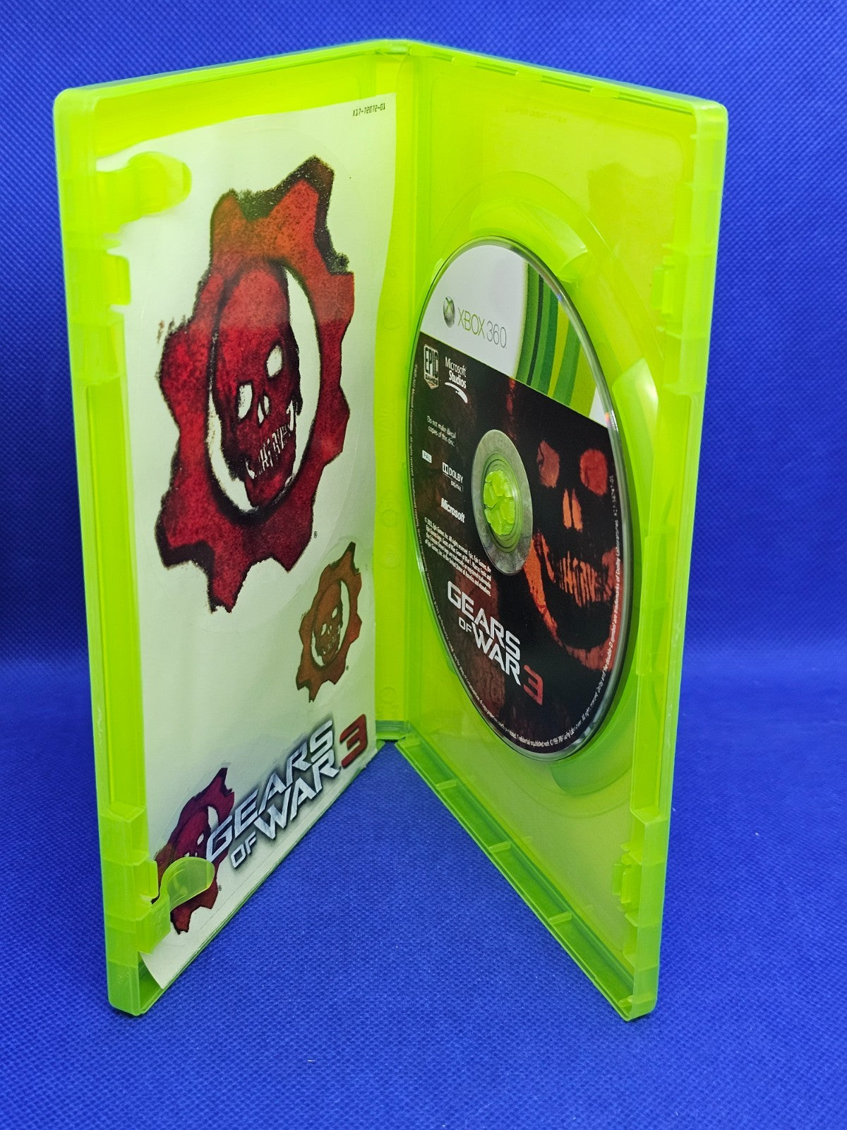 Gears of War 3 Xbox 360 PAL Français Epic Games Microsoft 2011 sans notice2