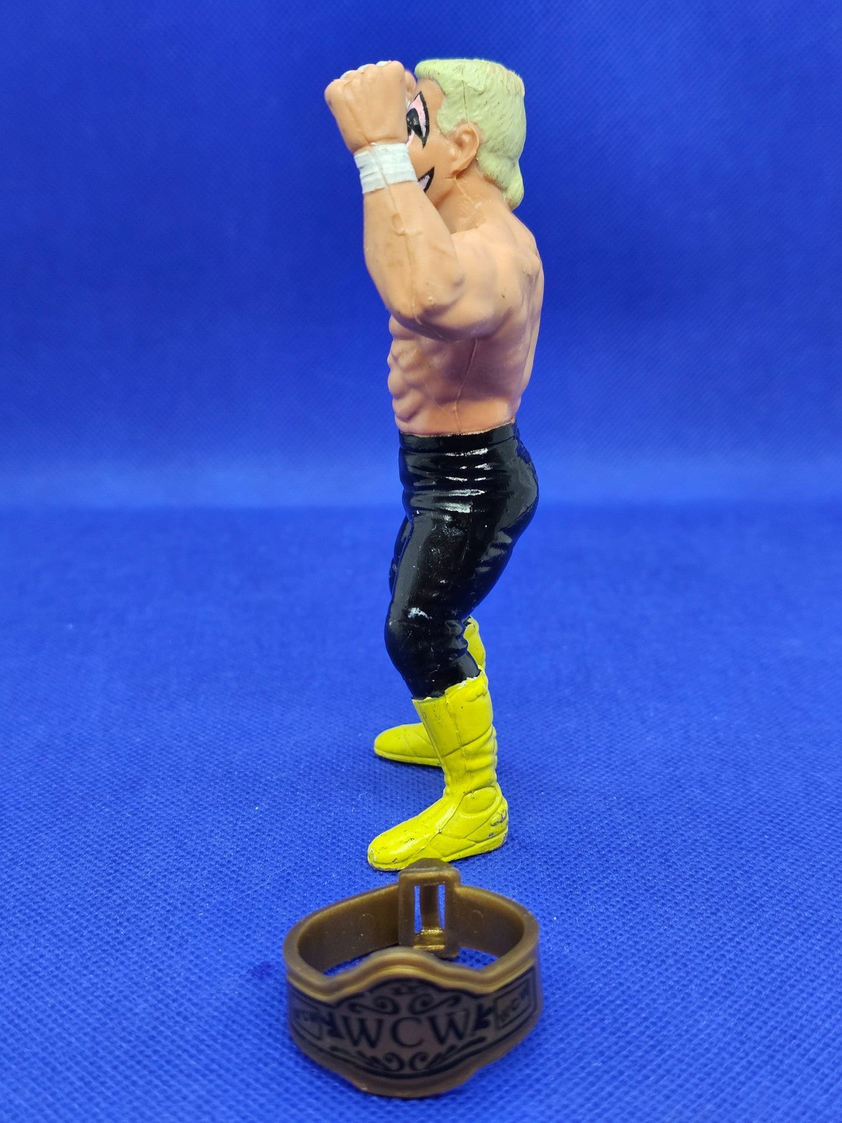 Figurine Sting WCW Wrestling Galoob 1990 avec Ceinture WCW Catch Vintage 12 cm4