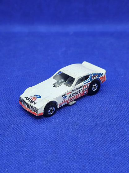 Don Prudhomme Army Funny Car Hot Wheels Mattel Hong Kong 1979 7 cm0