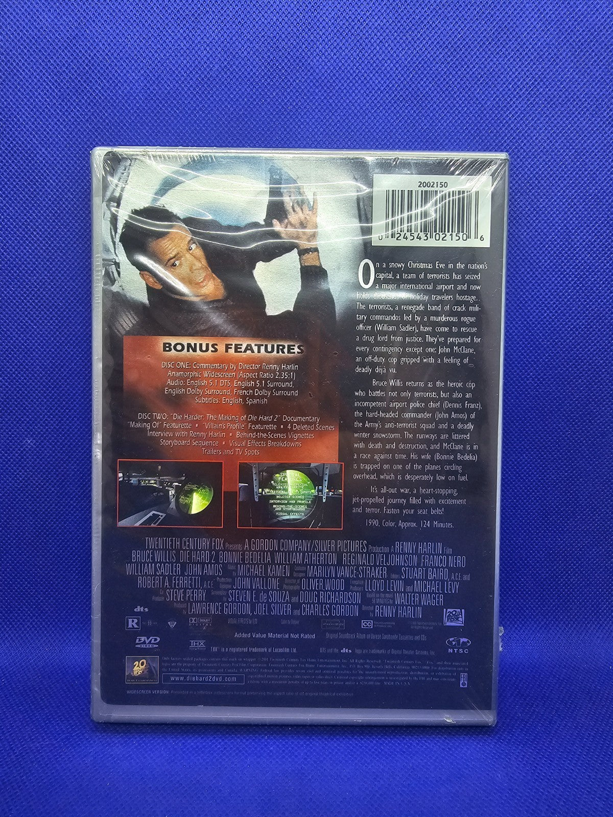 Die Hard 2 Die Harder Special Edition DVD Zone 1 US Bruce Willis 2001 THX Widesc1