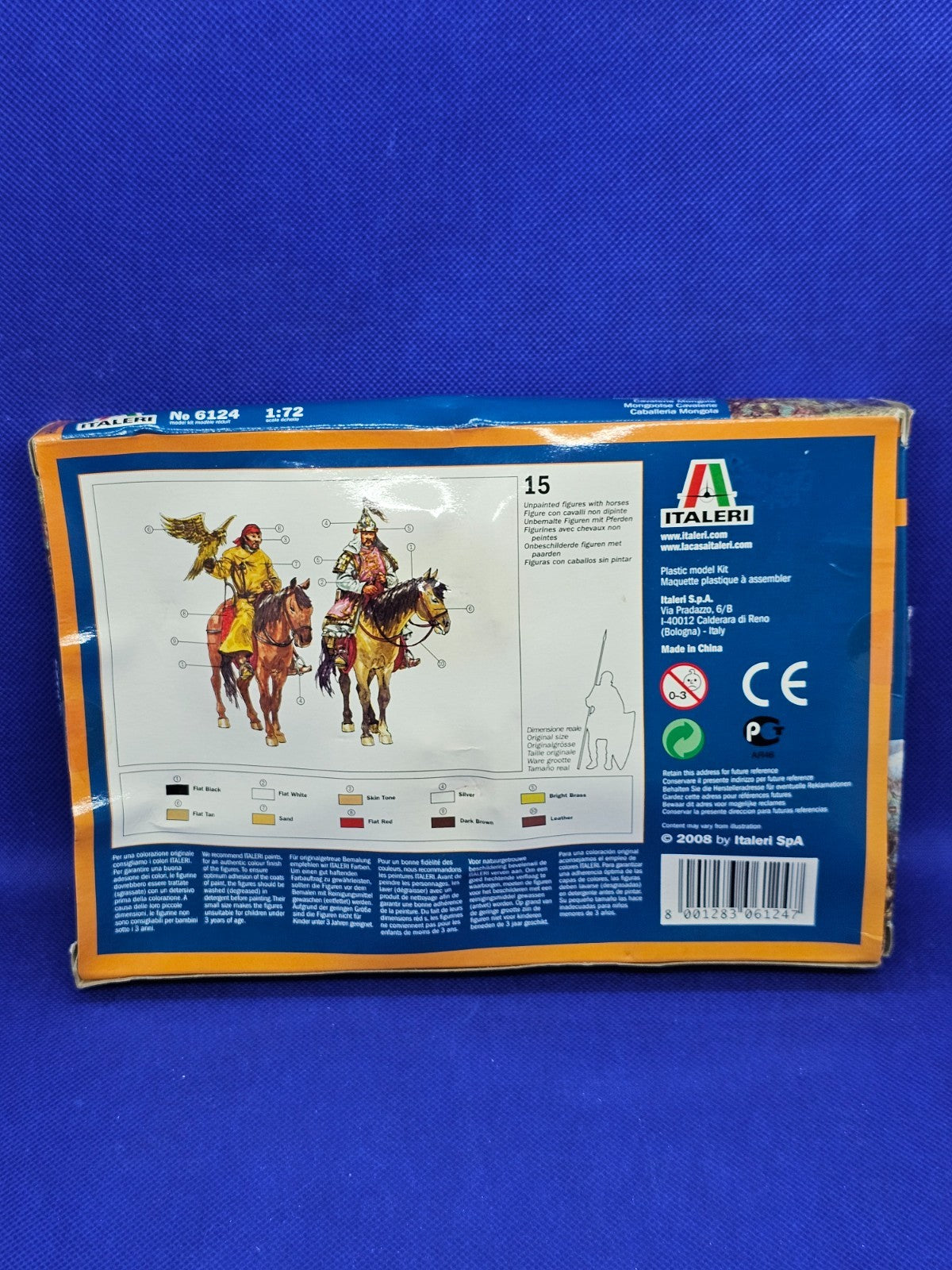 Italeri 6124 Mongol Cavalry XIII siècle 15 cavaliers 172 20081