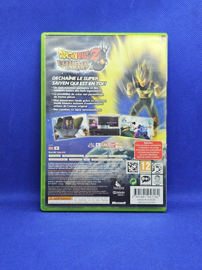Dragon Ball Z Ultimate Tenkaichi Xbox 360 PAL Français Bandai Namco 2011 complet1