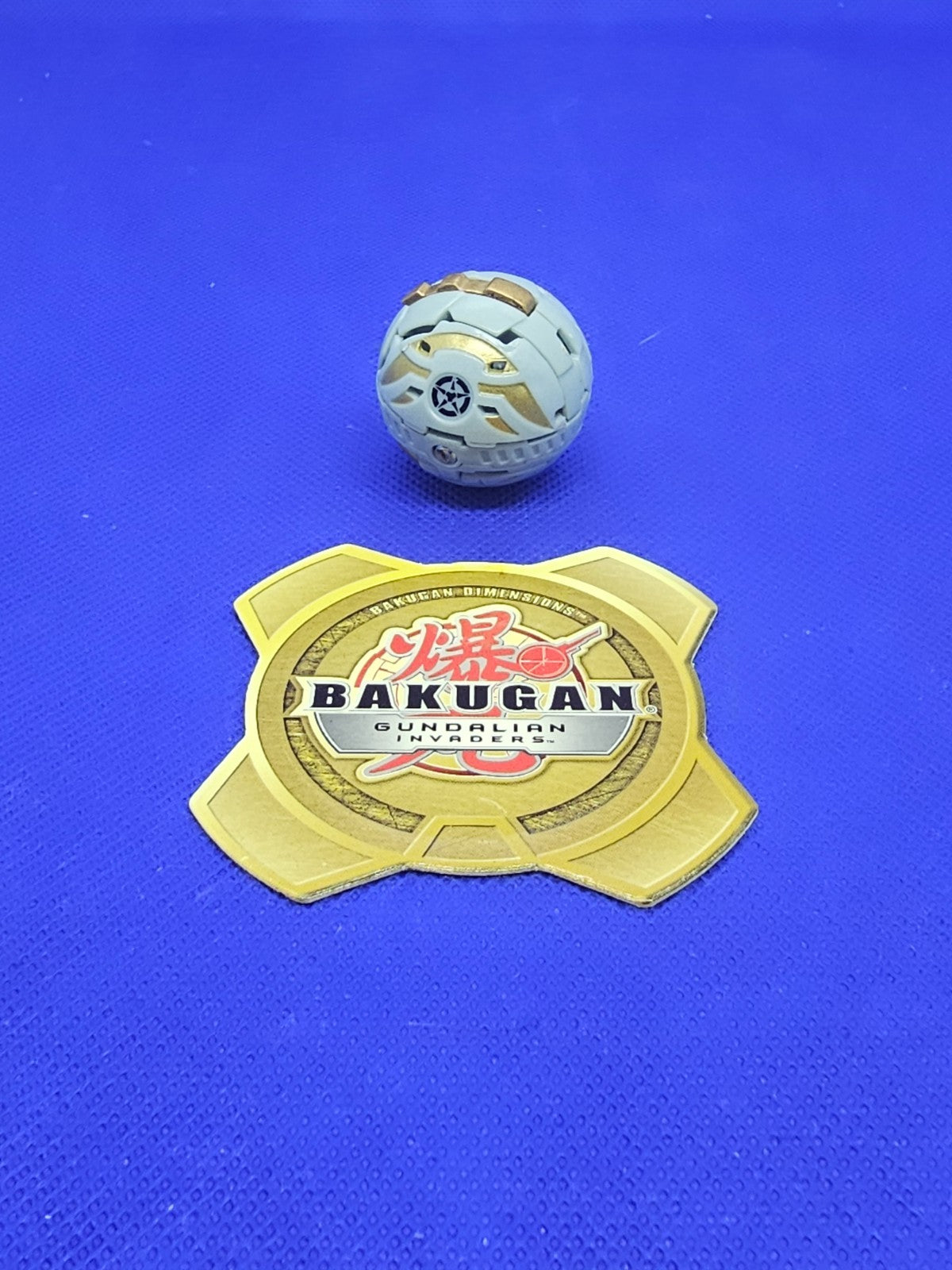 Bakugan Naga Haos 640G Battle Brawlers Spin Master Gris Or2