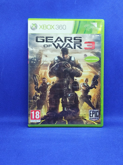 Gears of War 3 Xbox 360 PAL Français Epic Games Microsoft 2011 sans notice0