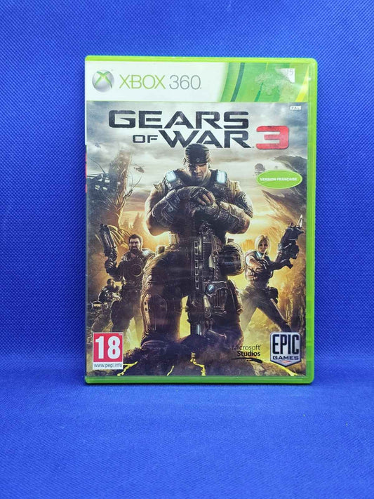 Gears of War 3 Xbox 360 PAL Français Epic Games Microsoft 2011 sans notice