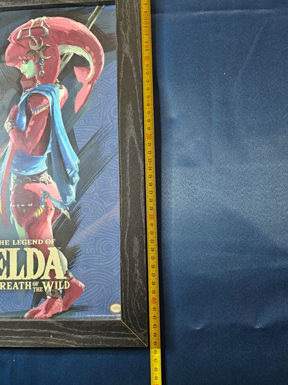 Poster Encadré The Legend of Zelda Breath of the Wild Mipha Nintendo 2017 34x444