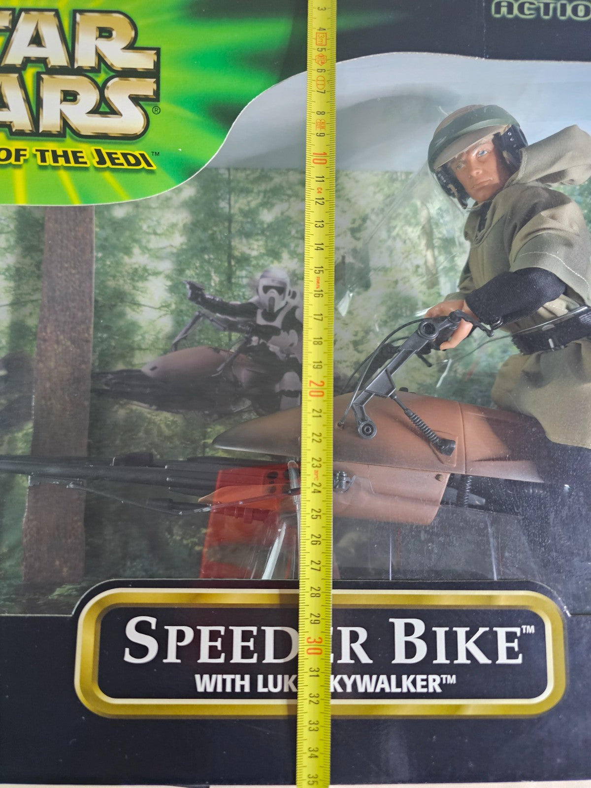 Star Wars Speeder Bike avec Luke Skywalker, Power of the Jedi, Hasbro Tomy, 200116