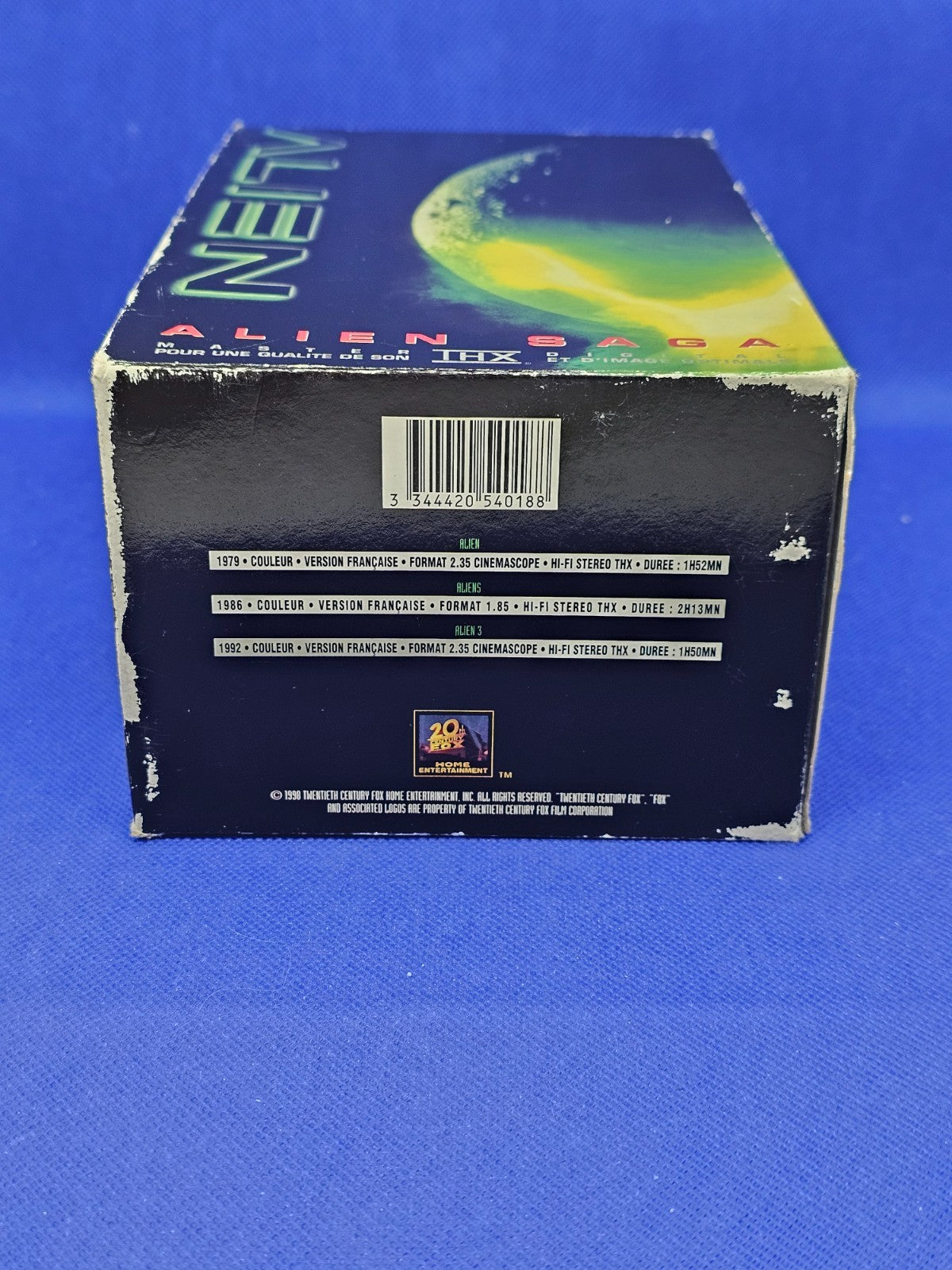 Coffret VHS Alien Saga 3 Films 20th Century Fox 1998 THX Edition Française3