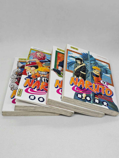 Lot Naruto Tomes 1 à 4, Manga Shonen, Kana, Masashi Kishimoto, VF