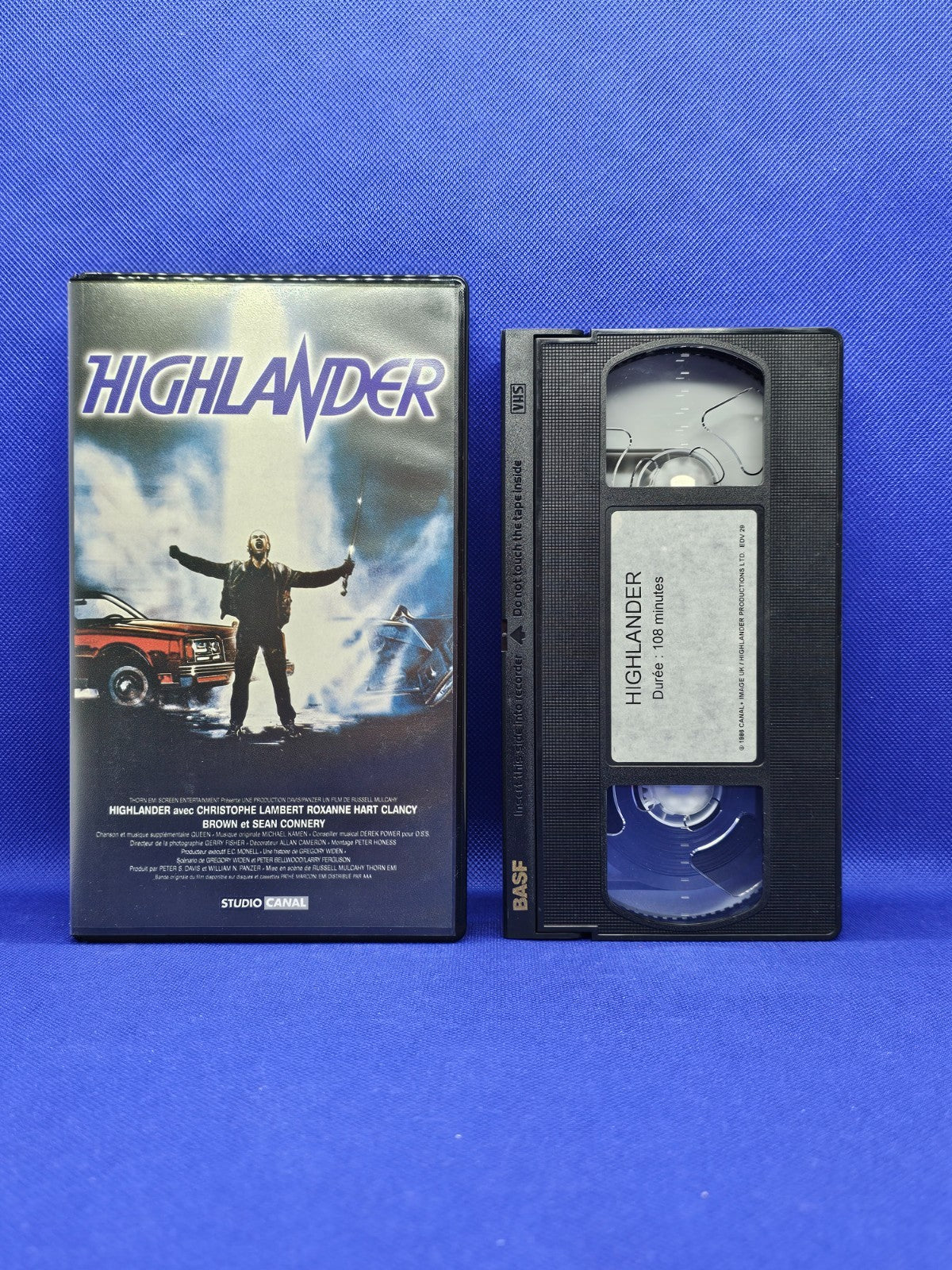 Highlander VHS VF, StudioCanal, Christophe Lambert, 19860