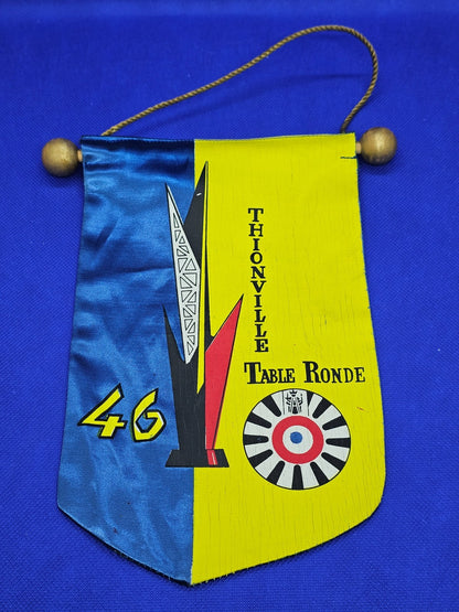 Fanion Table Ronde Thionville 46 Vintage Club Service France0
