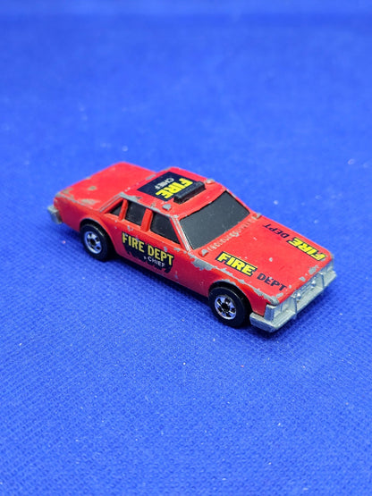 Fire Smasher Fire Chief Hot Wheels Crack Ups Mattel 1983 Hong Kong 7 cm0