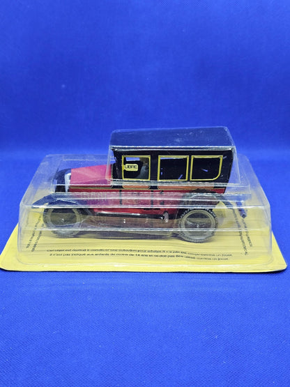 Taxi Vintage Tin Toy Paya Reproduction Voiture Ancienne Mécanique à Clé 20 cm0
