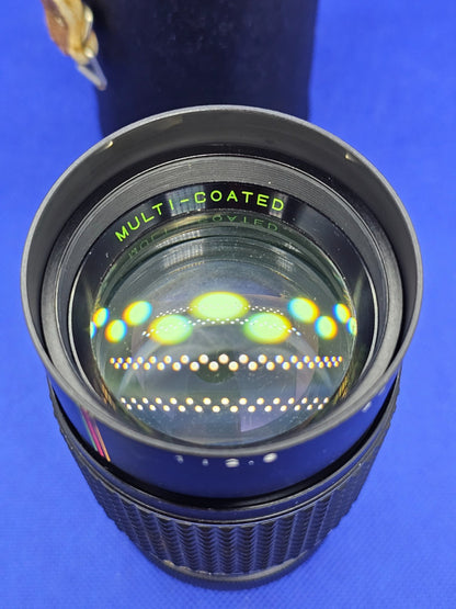 Auto Makinon Objectif 135mm f2.8 Multi Coated Vintage Japon 55mm Non testé3