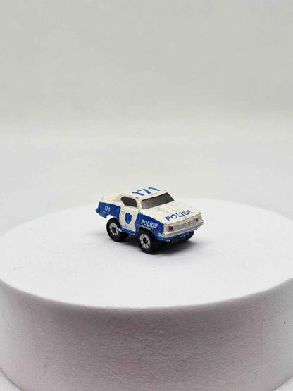 Micro Machines Chevrolet Camaro Police 1969 Blanche – Voiture Miniature Vintage