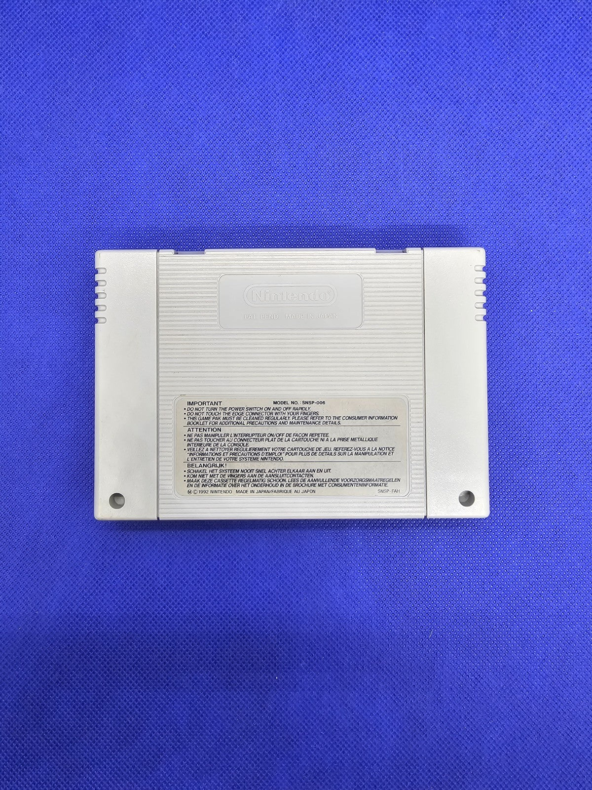 Cool Spot Super Nintendo SNES PAL FAH Virgin 1993 Cartouche Seule1