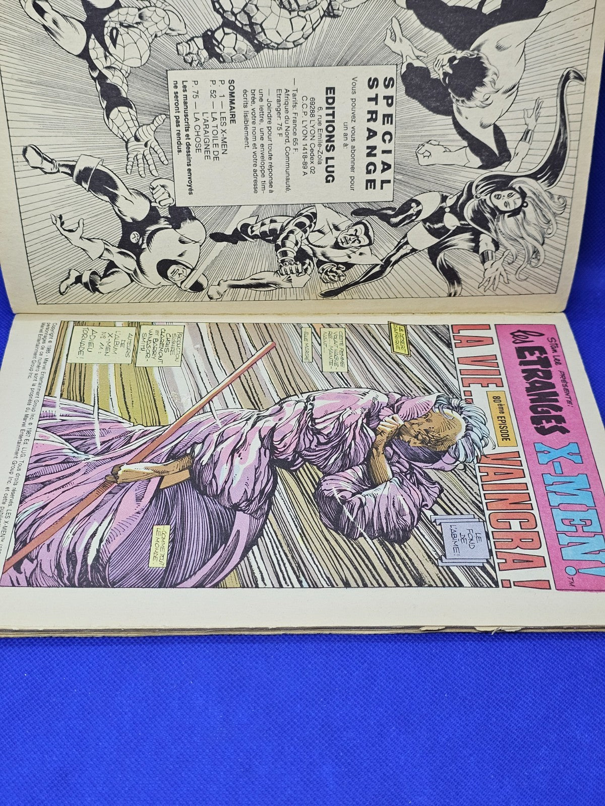 Special Strange 52 Renaissance Marvel Lug Septembre 1987 X Men Spider Man BD Vin3