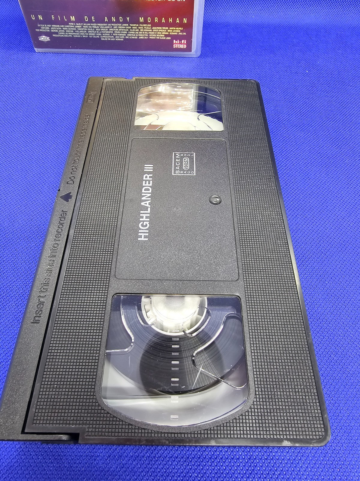 Highlander III VHS Lumière Vidéo 1995 Cassette Vidéo PAL Christophe Lambert3
