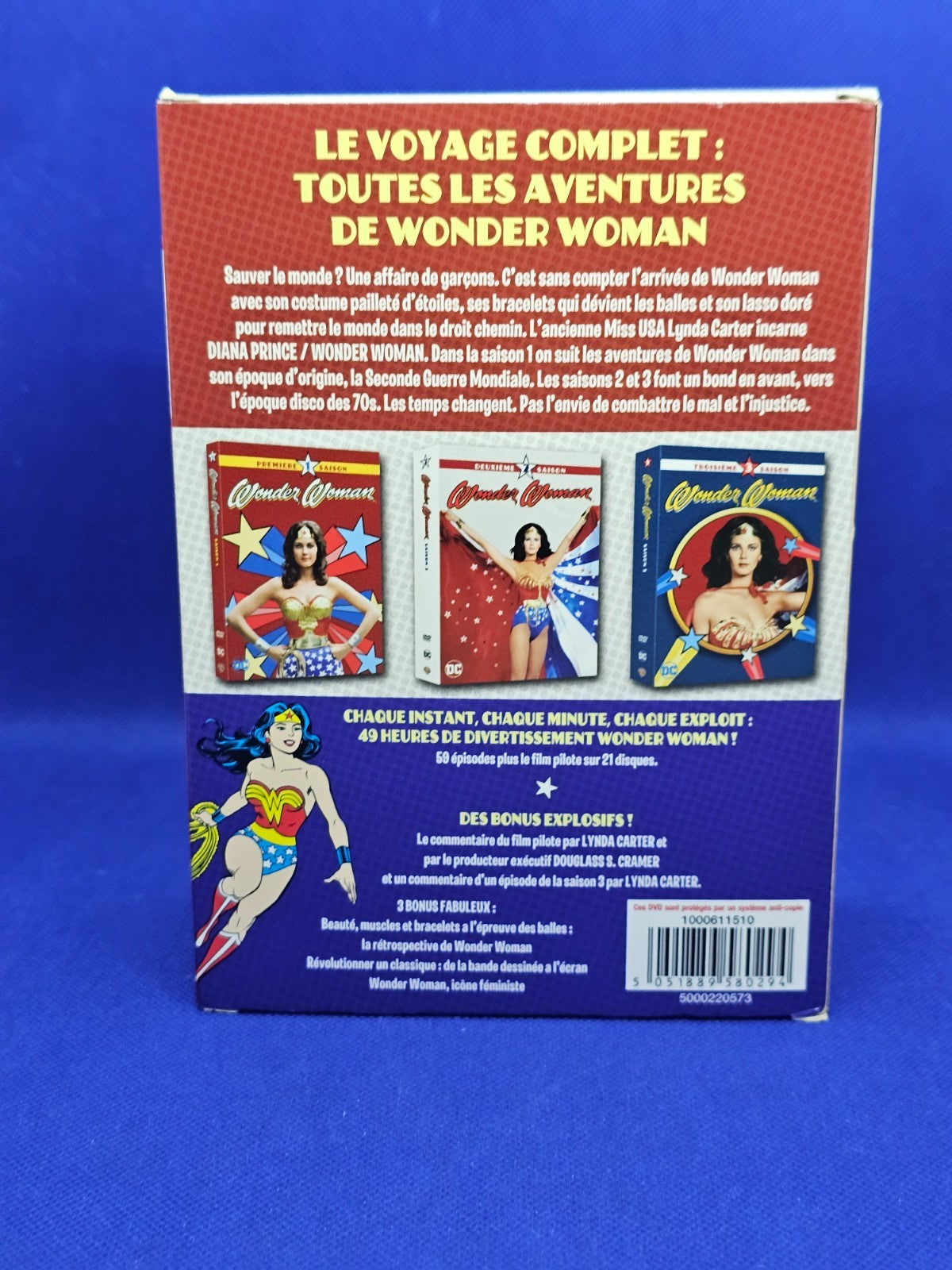 Wonder Woman intégrale série Lynda Carter 21 DVD DC Warner 20163