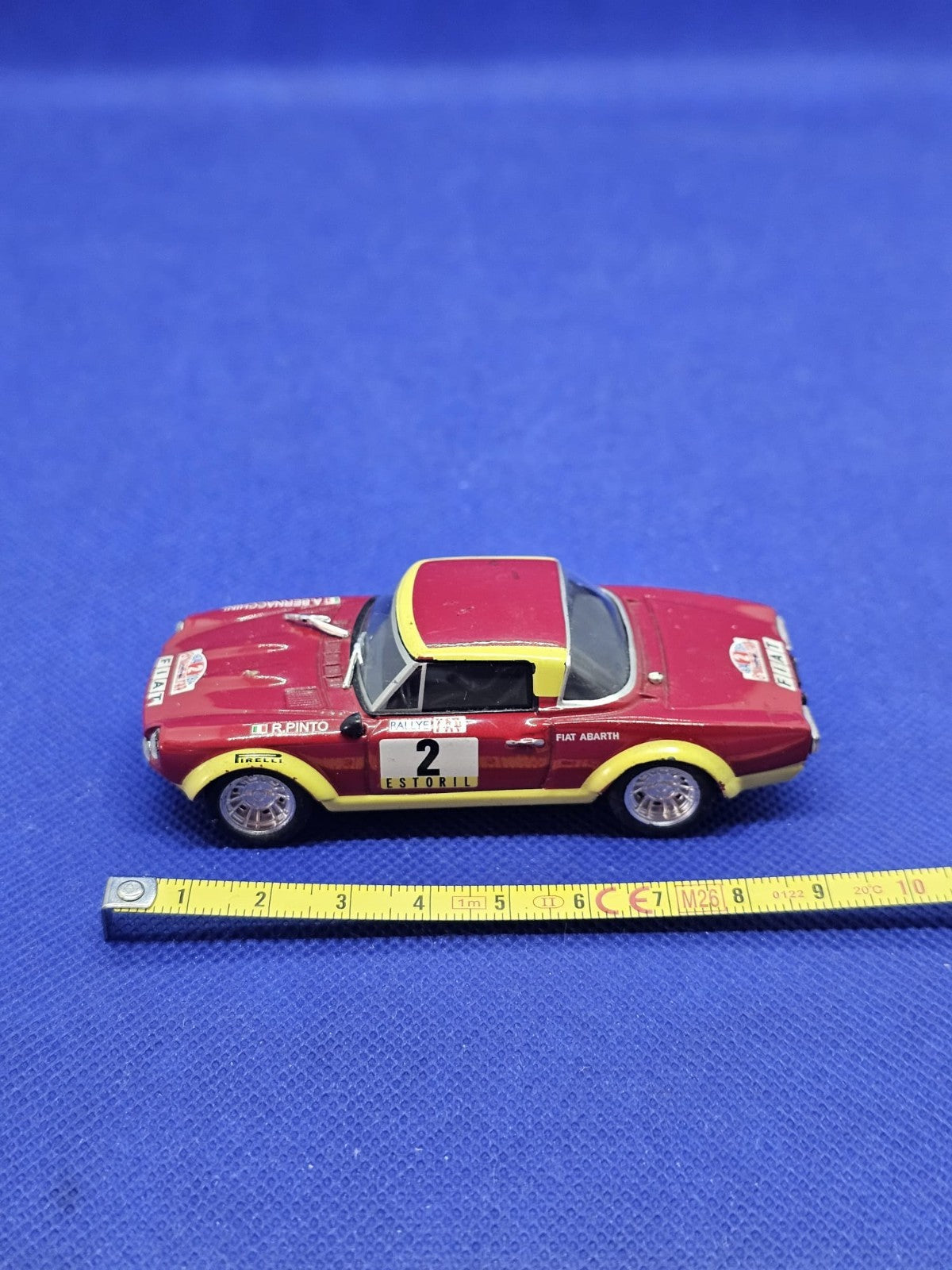 Fiat 124 Abarth Rally n°2 Pinto Portugal 1974 Altaya IXO 1433