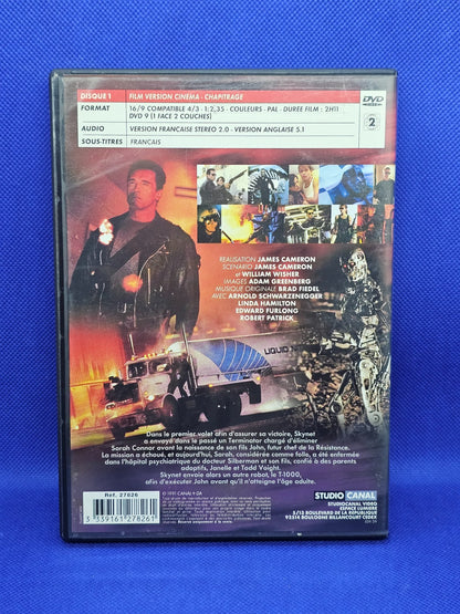 Terminator 2 Le Jugement Dernier DVD Single Edition Studio Canal 1991 Zone 21