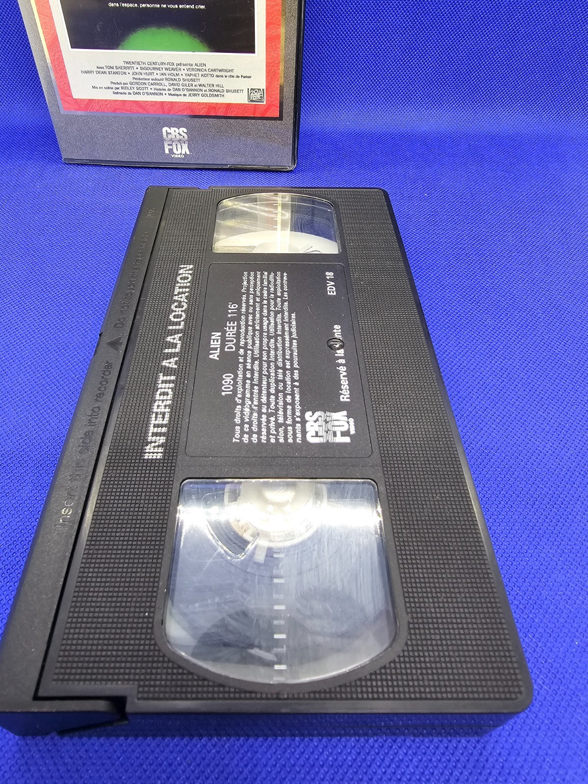 Alien Le 8 Passager VHS CBS FOX 1979 Cassette Vidéo PAL1