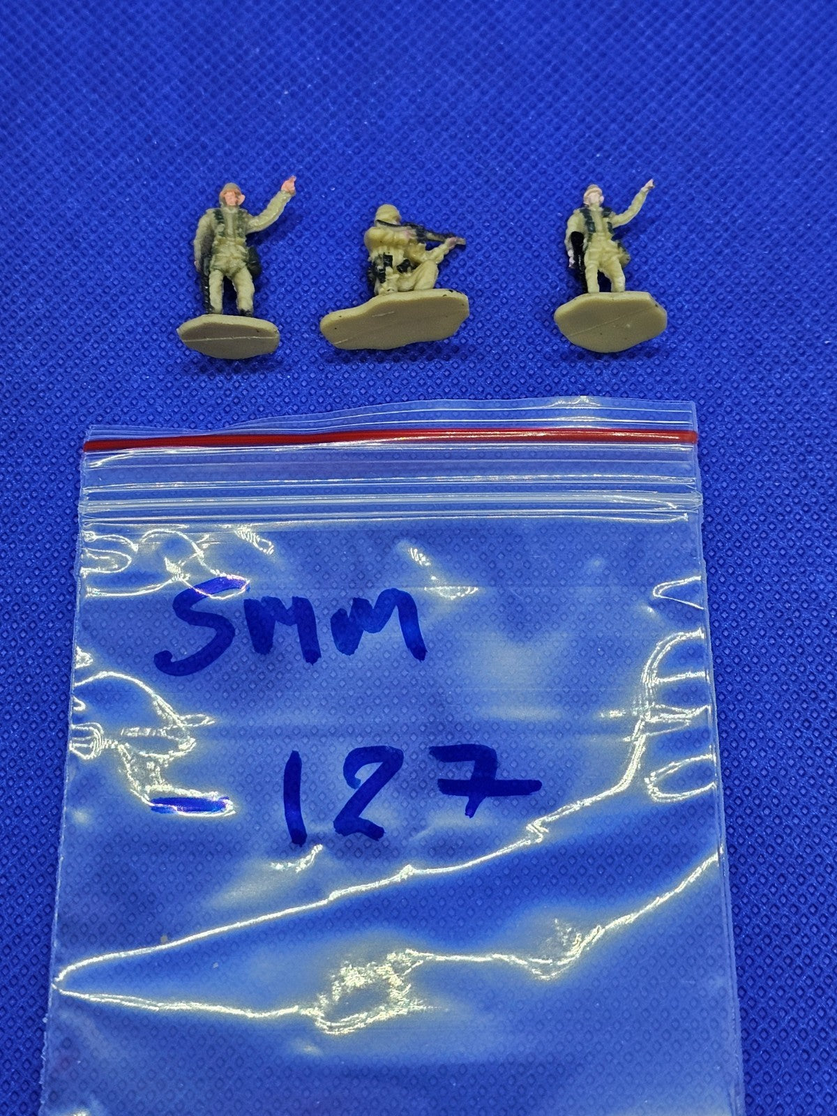 Lot 3 Figurines Soldats Désert Micro Machines Galoob Années 1990 1271