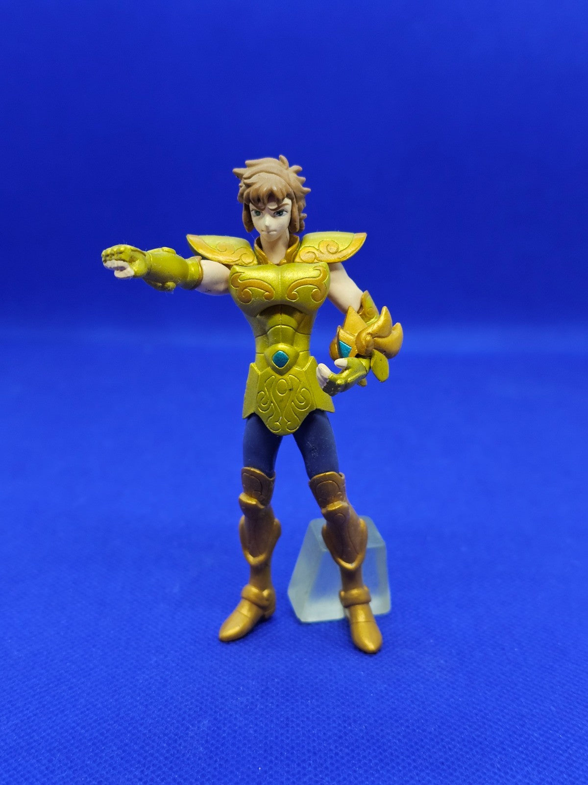 Aiolia du Lion Figurine Gashapon Saint Seiya, Bandai, 2005, 10 cm0