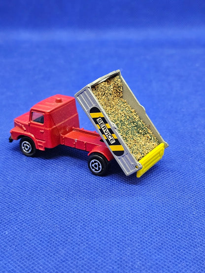 Camion Benne Scania Service Majorette Made in France 1100 Décoration Amovible3