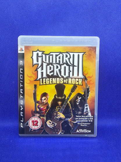 Guitar Hero III Legends of Rock PS3 Activision 2007 Complet0
