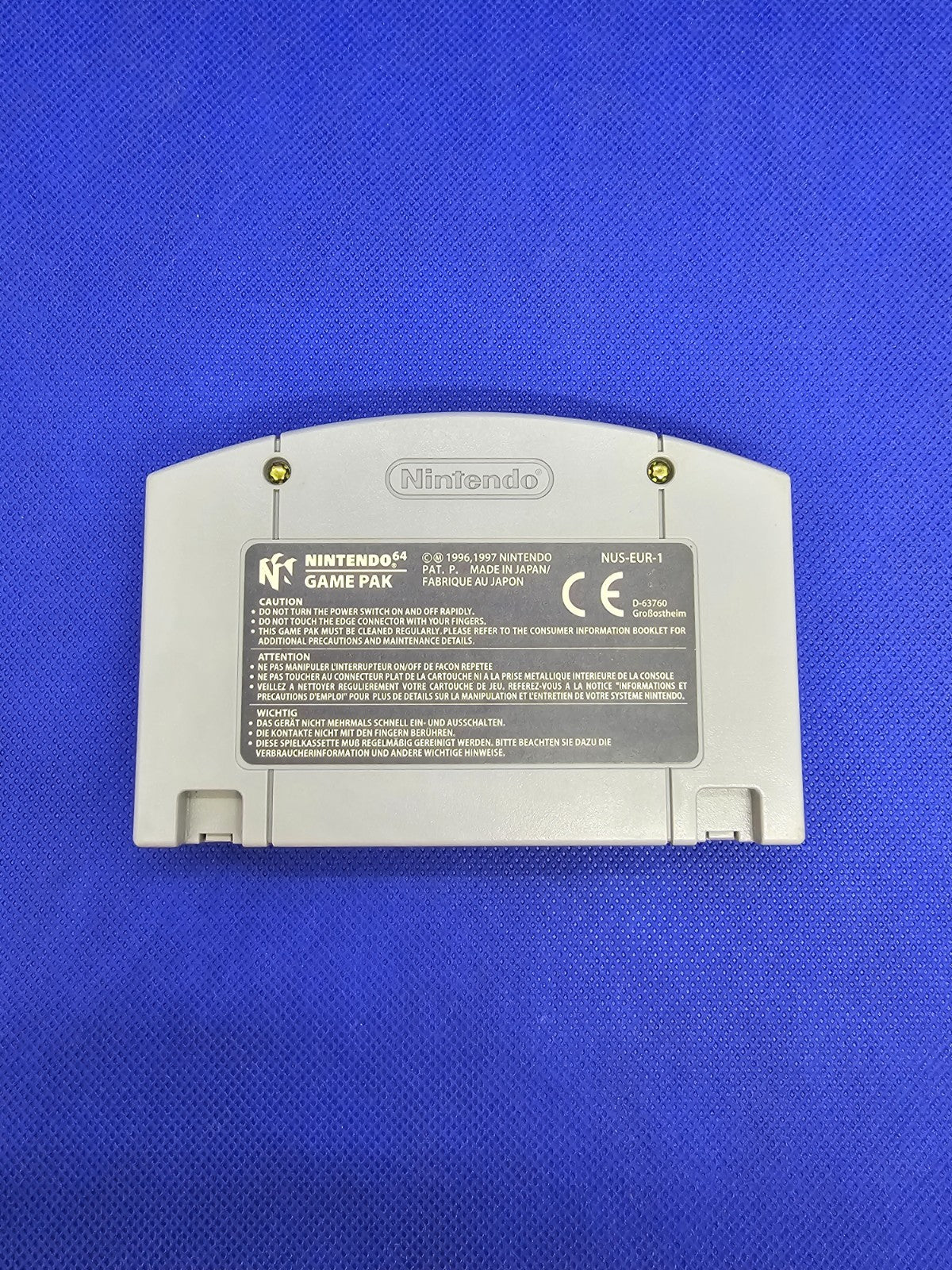Mace The Dark Age Nintendo 64 N64 PAL EUR Midway 1997 Cartouche Seule1