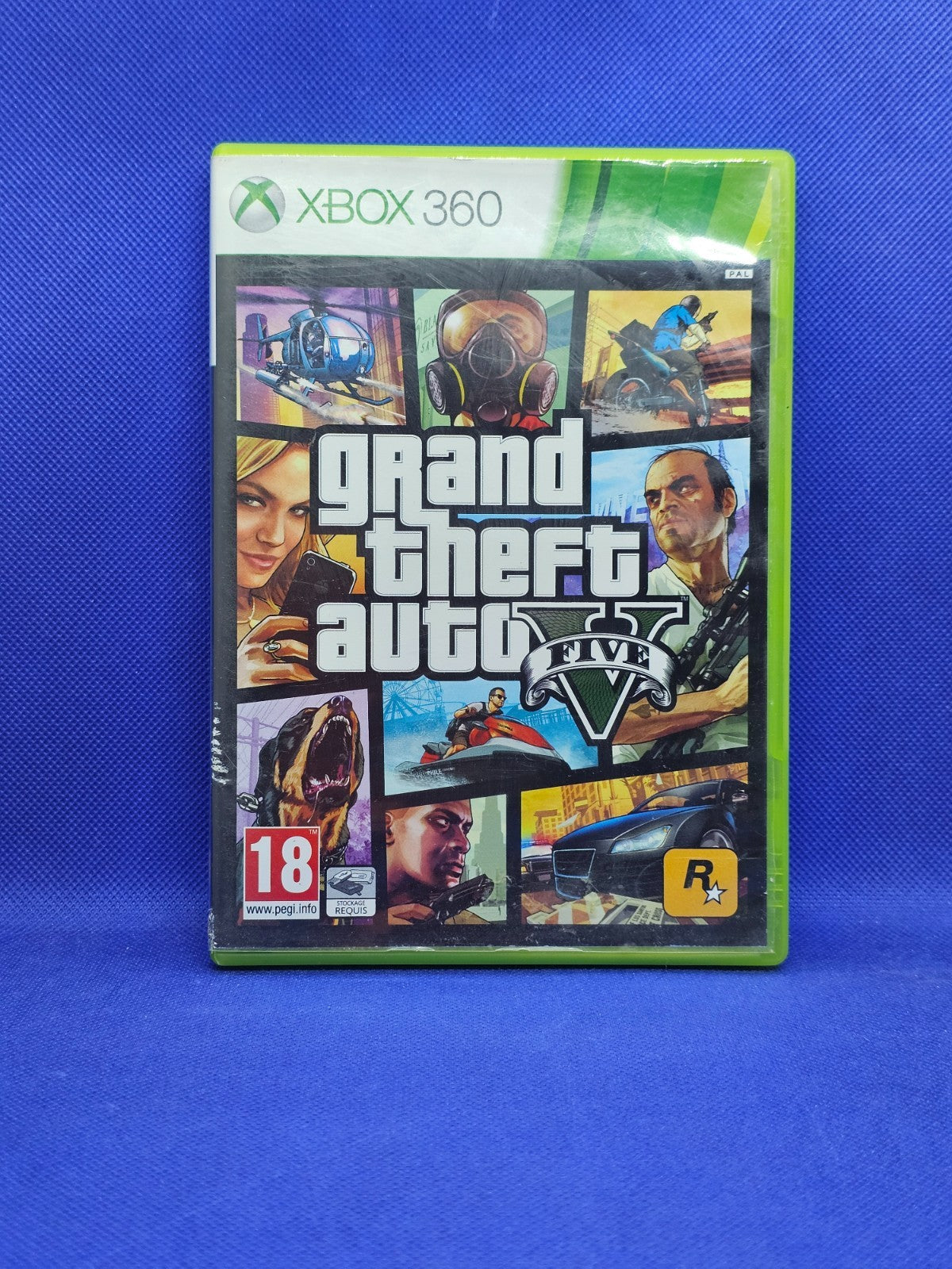 Grand Theft Auto V GTA 5 Xbox 360 PAL Français Rockstar 2013 sans carte0