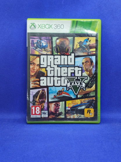 Grand Theft Auto V GTA 5 Xbox 360 PAL Français Rockstar 2013 sans carte0