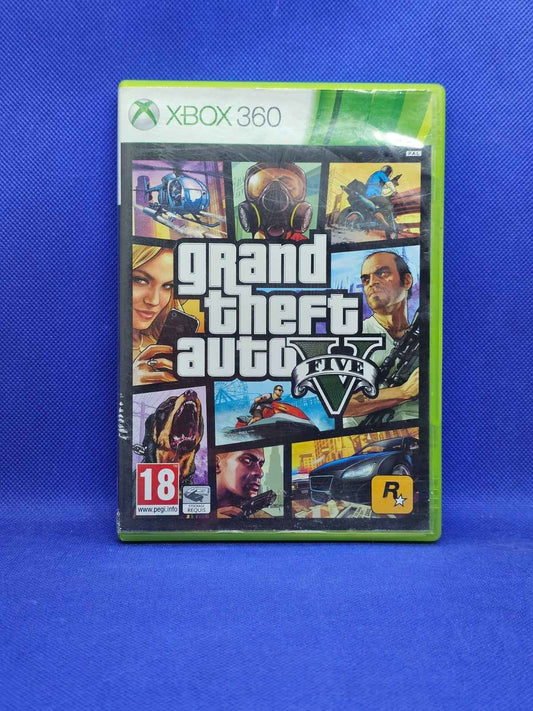 Grand Theft Auto V GTA 5 Xbox 360 PAL Français Rockstar 2013 sans carte