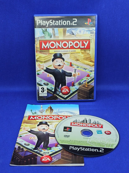 Monopoly Éditions Classique et Monde PS2 Electronic Arts 2008 Jeu Complet PAL2