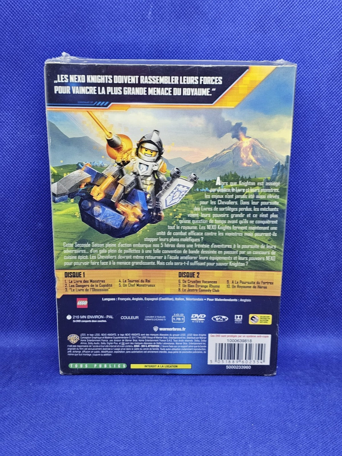 LEGO Nexo Knights Saison 2 Le Livre des Monstres 2 DVD Warner 2017 neuf sous bli3