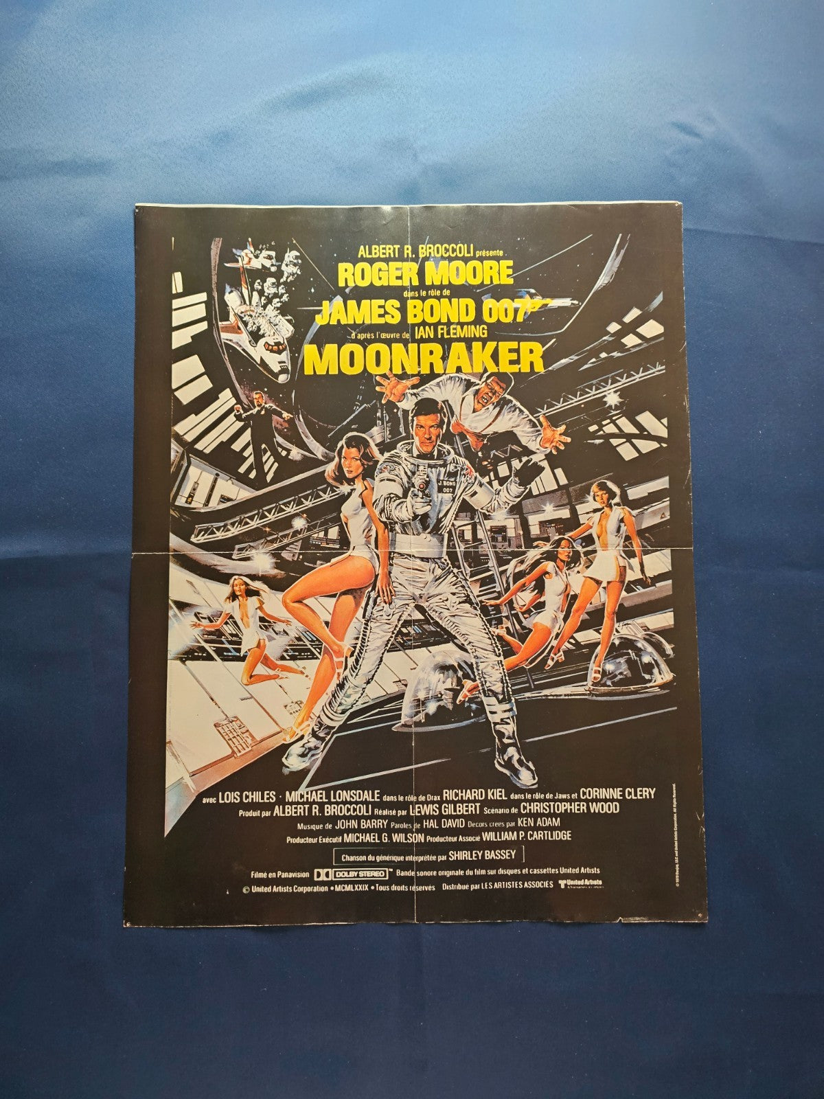 Poster James Bond 007 Rien que pour vos yeux Moonraker Roger Moore United Artist1