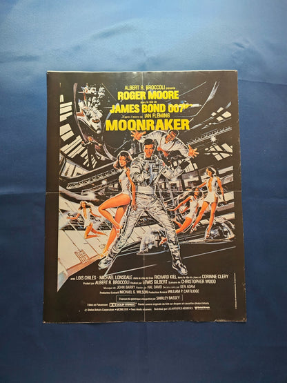 Poster James Bond 007 Rien que pour vos yeux Moonraker Roger Moore United Artist1