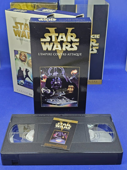 Coffret VHS La Trilogie Star Wars 2000 Master Digital THX 20th Century Fox Versi9