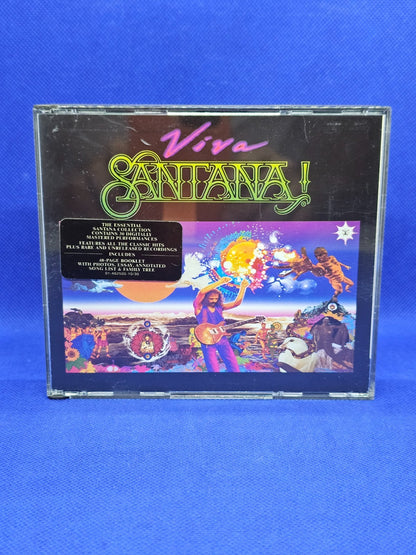 Santana Viva Santana Double CD musical Compilation CBS 462500 2 Rock Latin0