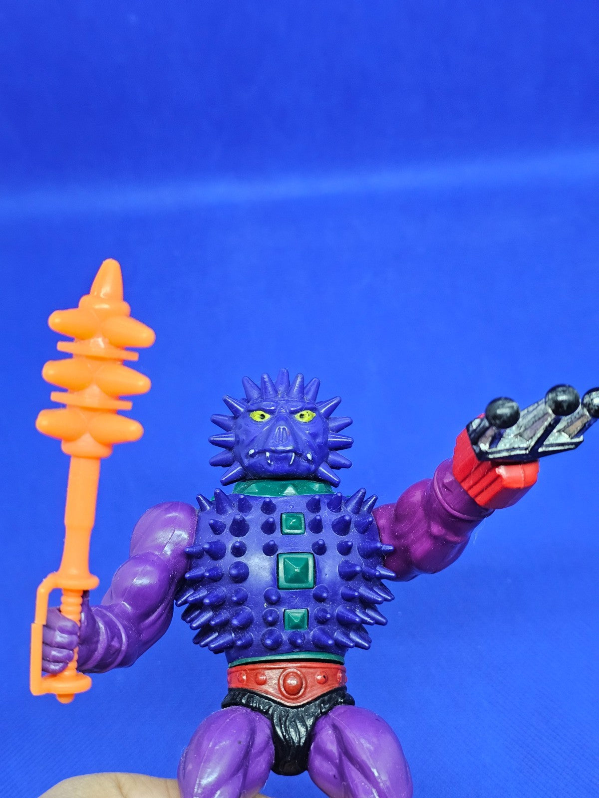 Poitos Spikor MOTU Maîtres de l'Univers Mattel 1984 Full Malaysia avec arme8