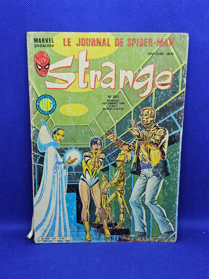Strange 201 Marvel Lug Septembre 1986 Spider Man Division Alpha Daredevil BD Vin0