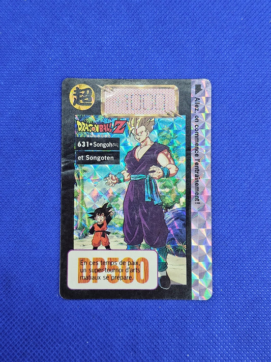Dragon Ball Z Carddass 631 Son Gohan Son Goten Prism Bandai 19950