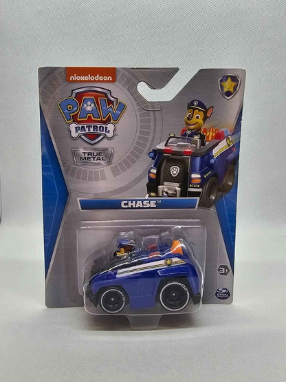 Paw Patrol Chase True Metal – Voiture Miniature Spin Master Nickelodeon Neuf