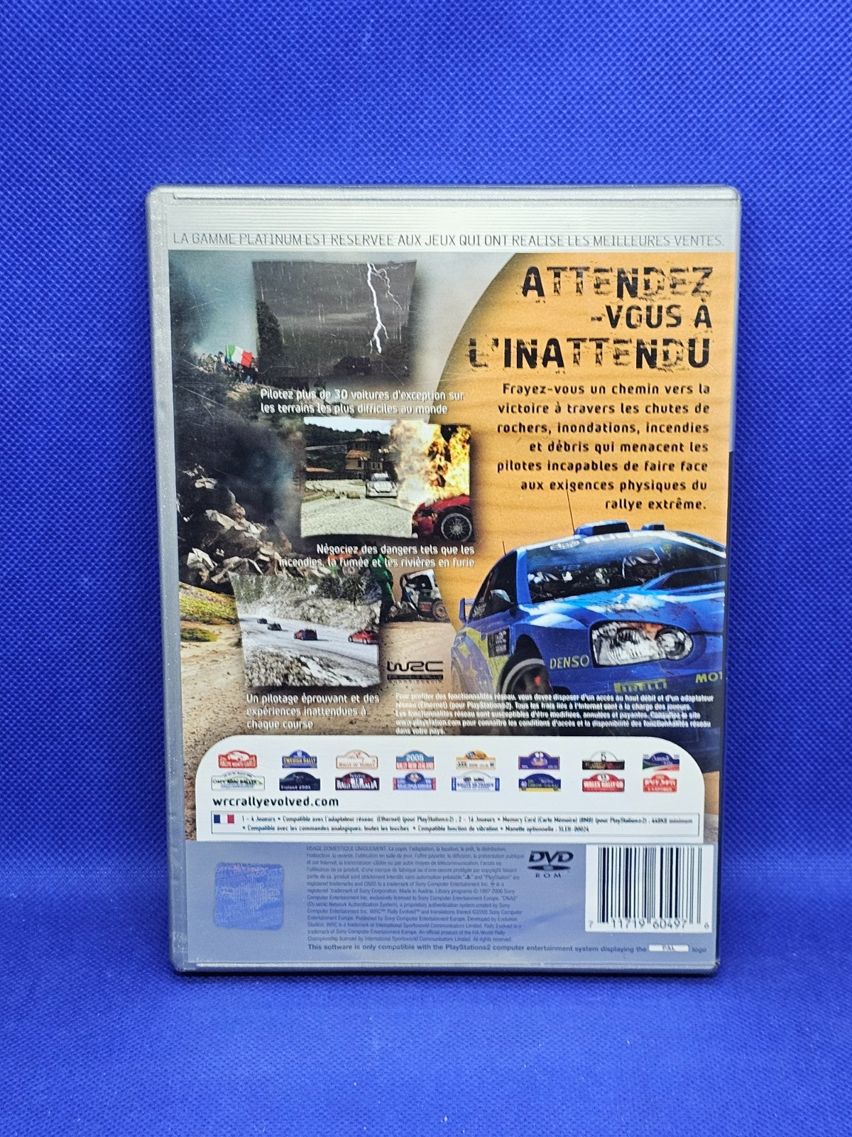 WRC Sébastien Loeb édition 2005 PS2 Platinum PAL FR Sony Complet1