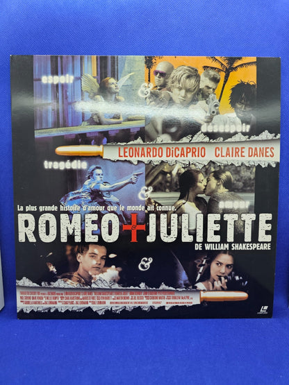 Roméo + Juliette LaserDisc PAL Leonardo DiCaprio Claire Danes Baz Luhrmann0