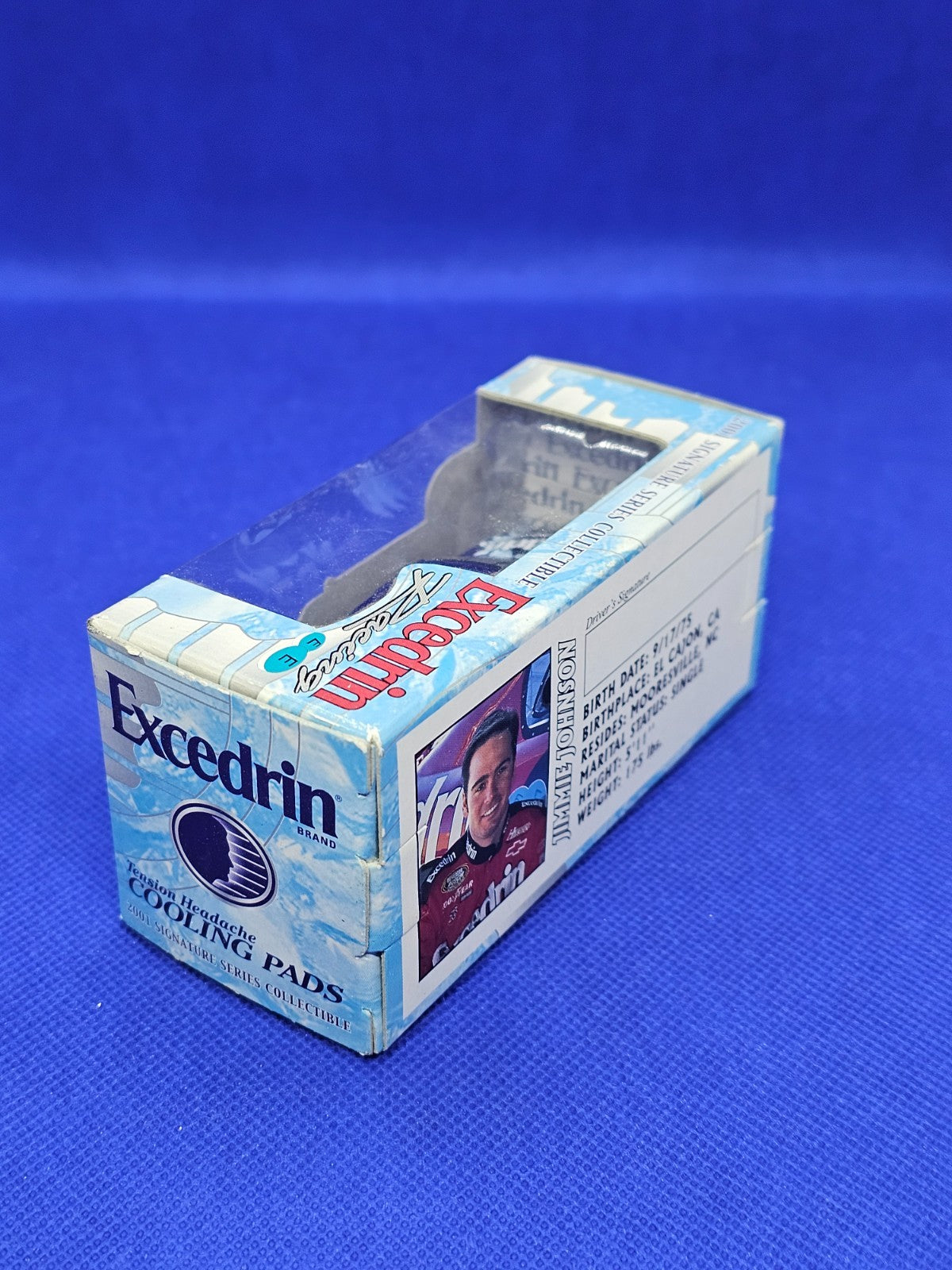 Jimmy Johnson #92 Excedrin Racing, NASCAR, Racing Champions, 2001, 1642