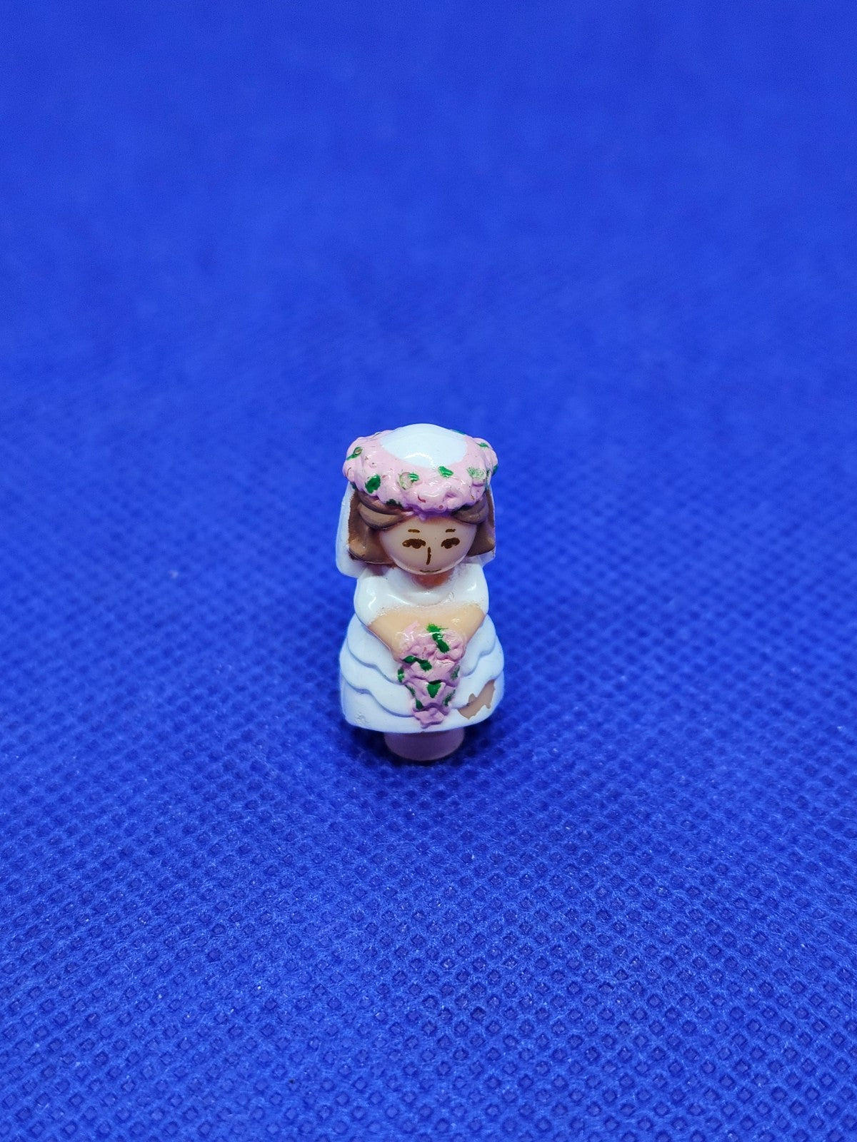 Polly Pocket Nancy Wedding Day Bridesmaid Bluebird 1989 Figurine0