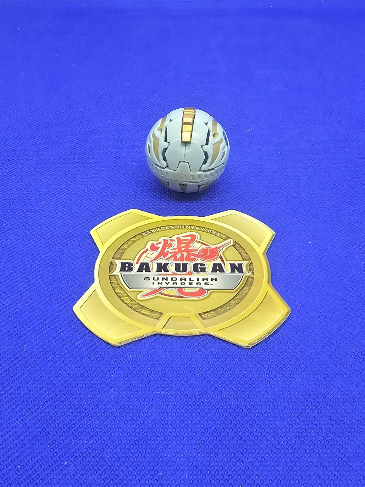 Bakugan Naga Haos 640G Battle Brawlers Spin Master Gris Or1