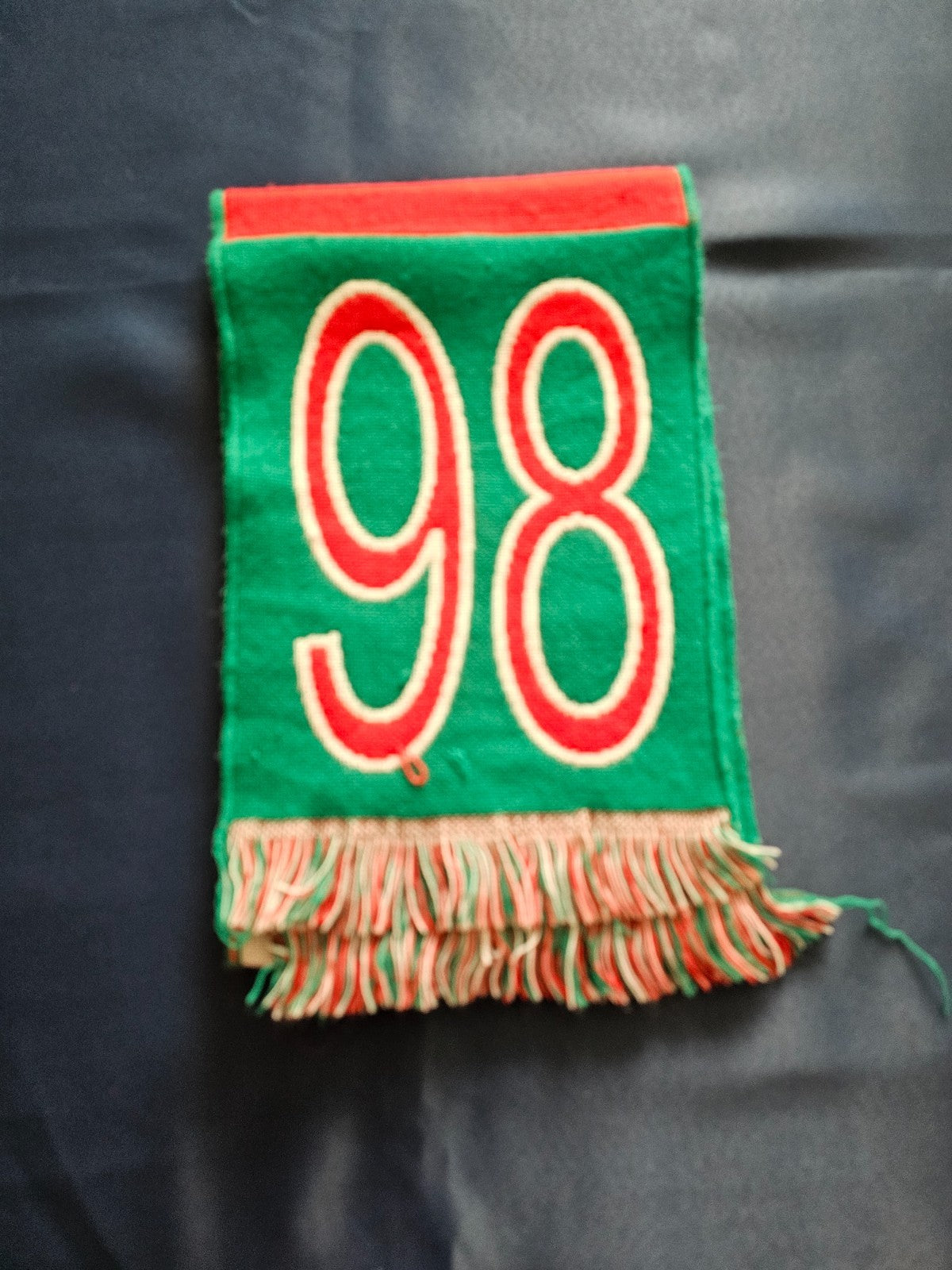 Écharpe Italie 98 Supporter Football Italia Coupe du Monde Vert Blanc Rouge5